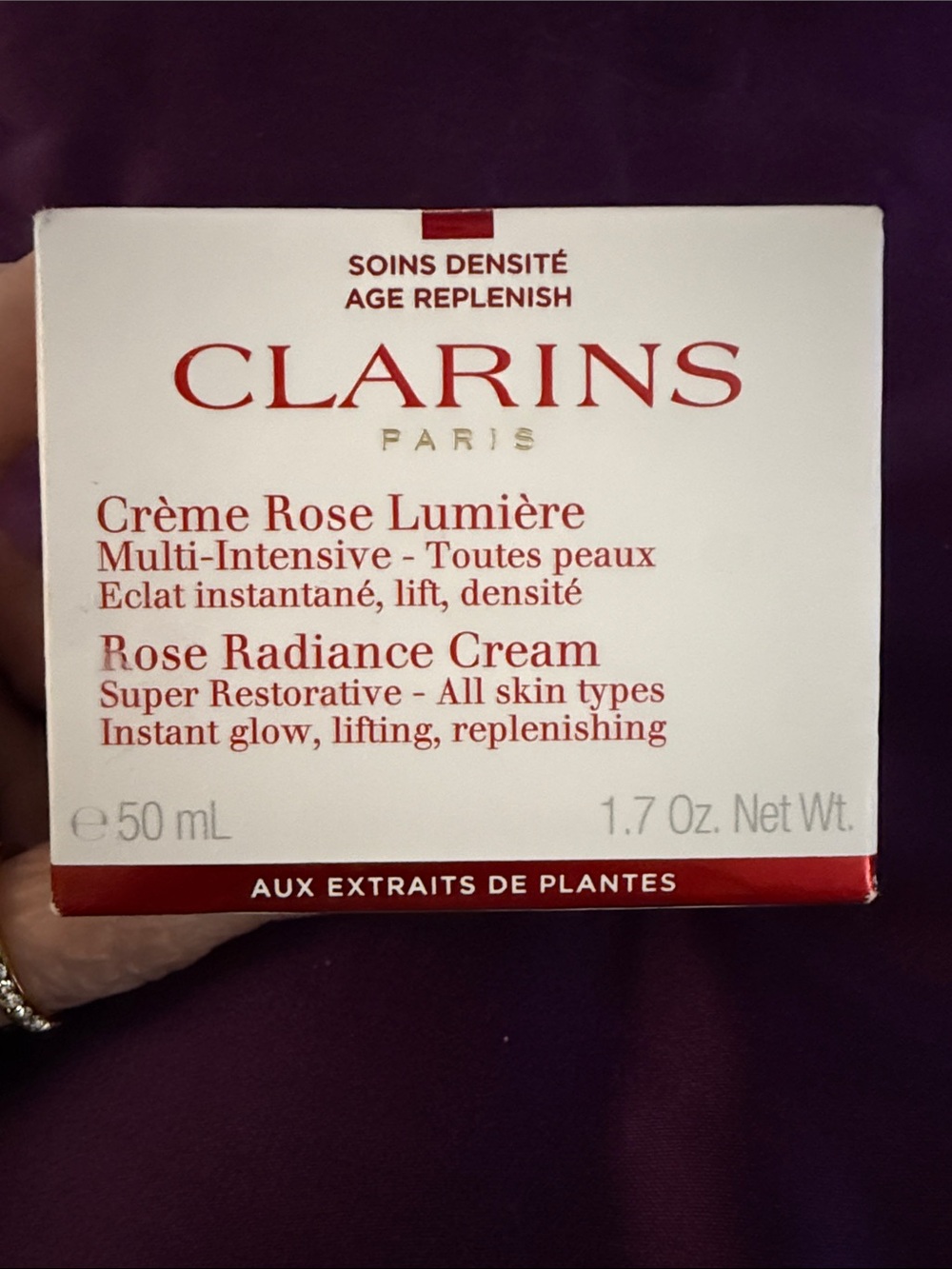CLARINS Rose Lumiere Cream